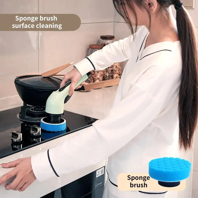 Wireless Electric Brush Cleaning Scrubber