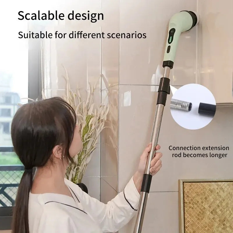 Wireless Electric Brush Cleaning Scrubber